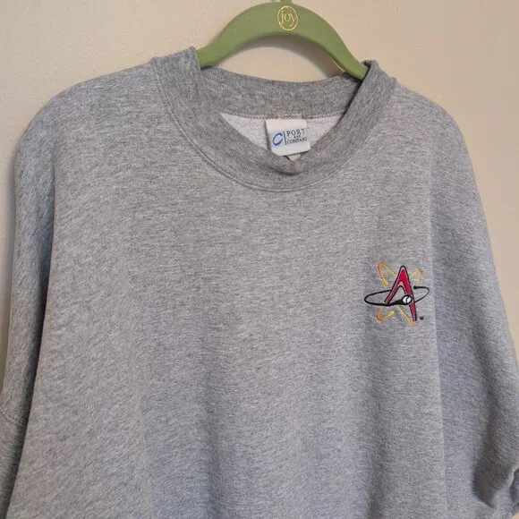 Albuquerque Isotopes sweatshirt 2XL gray oversized boxy - Picture 2 of 11